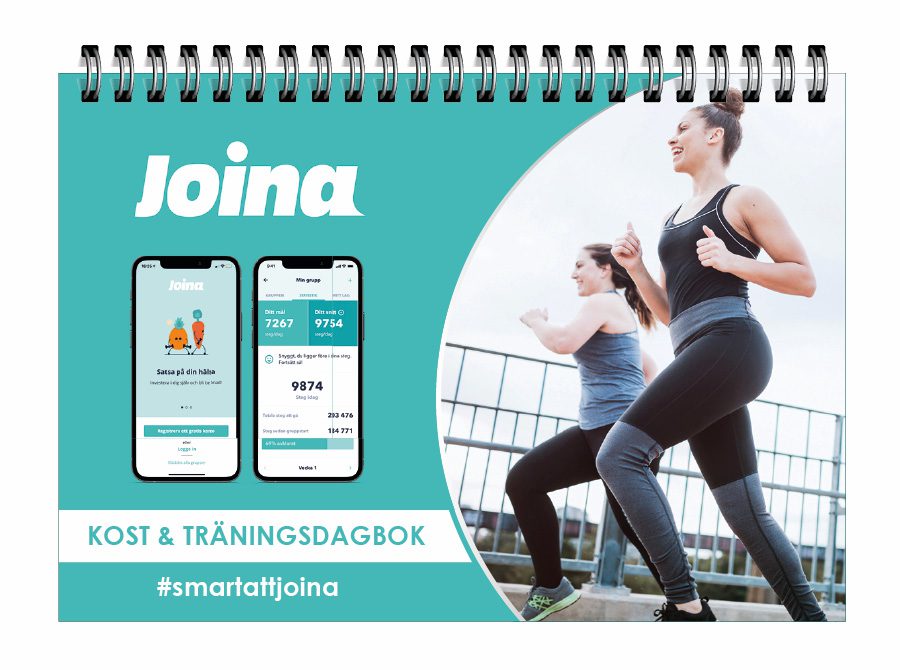 Joina Kost & träningsdagbok omslag